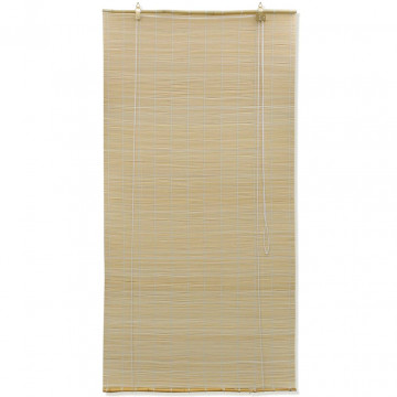 Jaluzele rulabile, 120 x 220 cm, bambus natural - Img 2