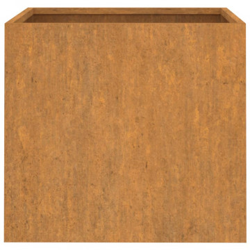 Jardinieră, 32x30x29 cm, oțel corten - Img 8