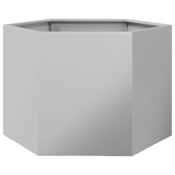 Jardinieră de grădină 69x60x45 cm oțel galvanizat hexagonal - Img 5