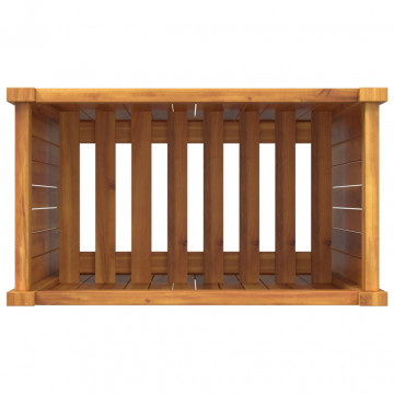 Jardinieră de grădină cu căptușeală, 54x31x75 cm, lemn acacia - Img 7