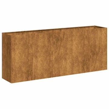 Jardinieră Rusty 200x40x80 cm Oțel pentru intemperii - Img 2