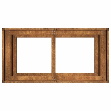Jardinieră Rusty 80x40x80 cm Oțel pentru intemperii - Img 5