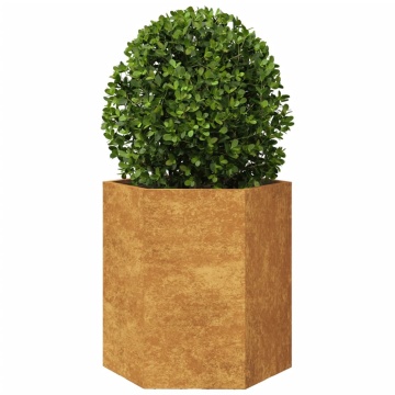 jardiniere de grădină 46x40x45 cm oțel de intemperii - Img 8