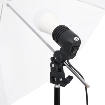 Kit studio foto cu set de lumină și fundal - Img 3
