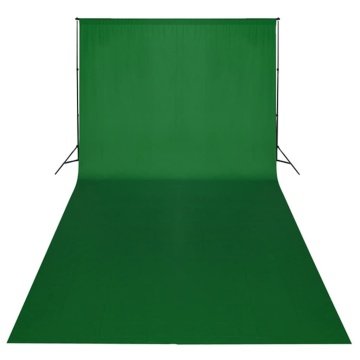 Kit studio foto, fundal verde, 600 x 300 & lumini - Img 2
