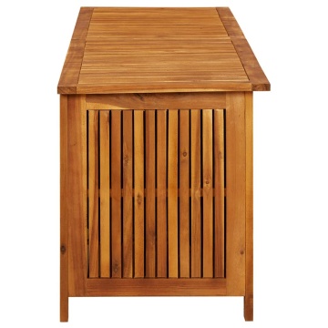 Ladă de depozitare grădină, 175x50x58 cm, lemn masiv de acacia - Img 8