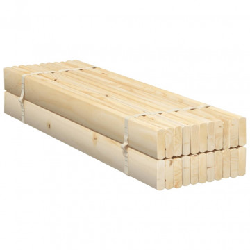Lamele de pat, 80x200 cm, lemn masiv de pin - Img 6