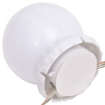 Lampă de oglindă cu 8 becuri LED alb cald și alb rece - Img 7