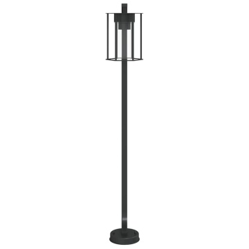 Lampă exterioară de podea, negru, 100 cm, oțel inoxidabil - Img 4