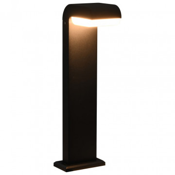 Lampă LED pentru exterior, negru, 9 W, oval - Img 1