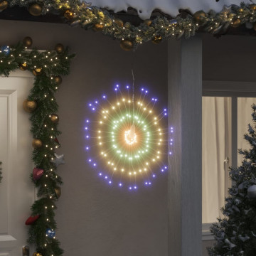 Lumină stelară de Crăciun 140 LED-uri, multicolor, 17 cm - Img 1