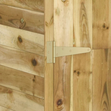 Magazie de grădină pentru scule, 163x50x171 cm, lemn masiv pin - Img 6
