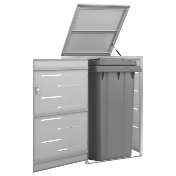 Magazie pentru pubelă unică, 69x77,5x112,5 cm, oțel inoxidabil - Img 1