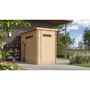 Magazin de gradina din lemn cu podea TIMBELA M306A+M306G - 2,63 m2 - Img 4
