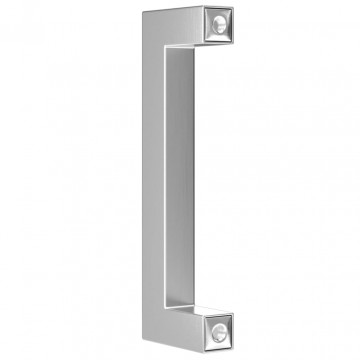 Mânere de dulap, 10 buc., argintiu, 96 mm, oțel inoxidabil - Img 6