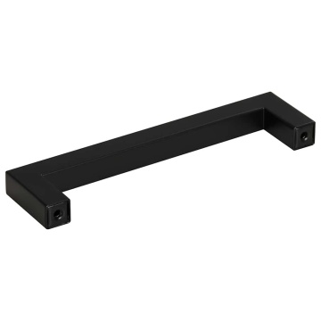 Mânere de dulap, 10 buc., negru, 128 mm, oțel inoxidabil - Img 6