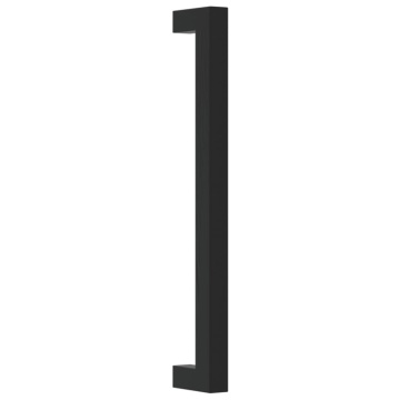 Mânere de dulap, 5 buc., negru, 192 mm, oțel inoxidabil - Img 3