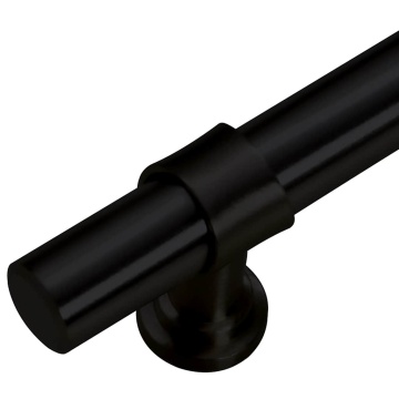 Mânere de dulap, 5 buc., negru, 224 mm, oțel inoxidabil - Img 7