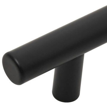 Mânere de dulap, 5 buc., negru, 224 mm, oțel inoxidabil - Img 7