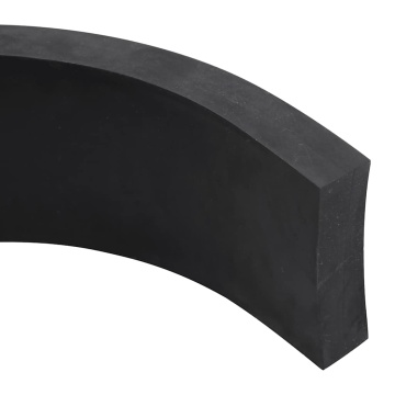 Margine de cauciuc pentru plug de zăpadă negru 100x8x2 cm - Img 4