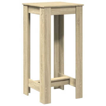 Masă bar, stejar sonoma, 51x50x103,5 cm, lemn prelucrat - Img 5