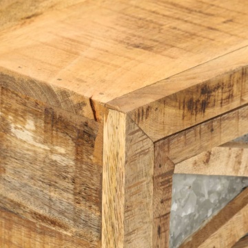 Masă consolă, 110 x 30 x 76 cm, lemn masiv de mango - Img 8