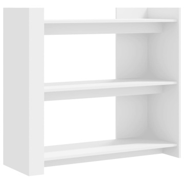 Masă consolă, alb, 100x35x90 cm, lemn prelucrat - Img 2