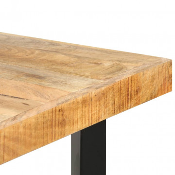 Masă de bar, 180x70x107 cm, lemn de mango nefinisat - Img 8