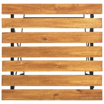 Masă de bistro, 55 x 54 x 71 cm, lemn masiv de acacia - Img 8