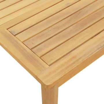 Masă de grădină, 100x60x30 cm, lemn masiv de acacia - Img 5