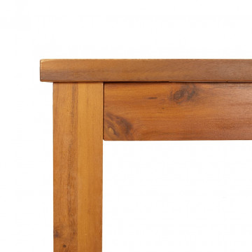 Masă de grădină, 150x90x74 cm, lemn masiv de acacia - Img 5