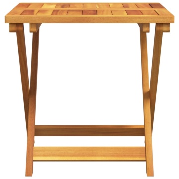 Masă de grădină pliabilă, 50x50x50 cm, lemn masiv acacia - Img 4