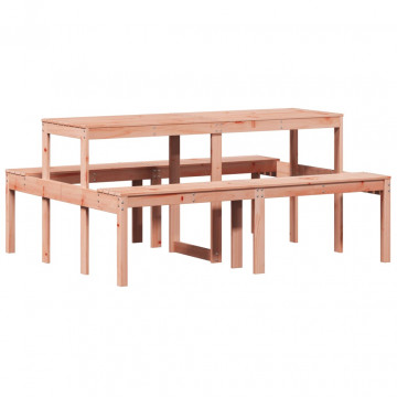 Masă de picnic, 160x134x75 cm, lemn masiv douglas - Img 2