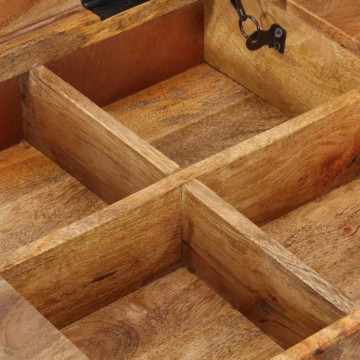 Masă de toaletă, 112x45x76 cm, lemn masiv de mango - Img 7