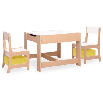 Masă pentru copii cu 2 scaune, MDF - Img 2