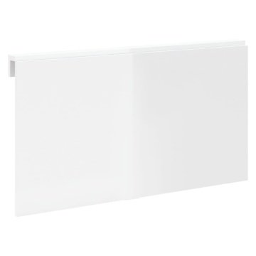 Masă perete pliantă alb extralucios 100x60x56 cm lemn compozit - Img 7