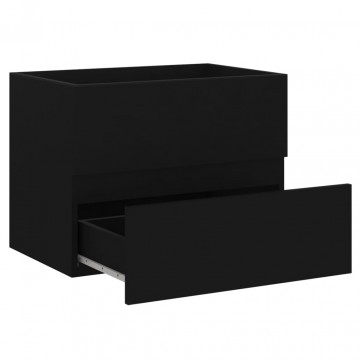 Mască de chiuvetă, negru, 60 x 38,5 x 45 cm, PAL - Img 5