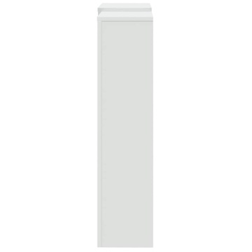Mască pentru calorifer, alb, 205x21,5x83,5 cm, lemn prelucrat - Img 4