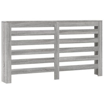 Mască pentru calorifer gri sonoma 149x20x82 cm lemn prelucrat - Img 2