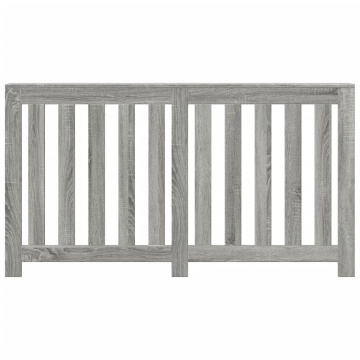 Mască pentru calorifer gri sonoma 149x20x82 cm lemn prelucrat - Img 3