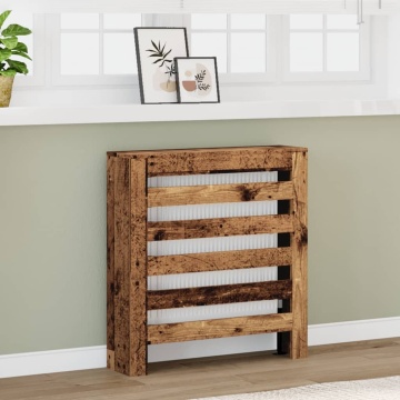 Mască pentru calorifer, lemn vechi, 78x20x82 cm, lemn prelucrat - Img 1