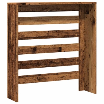 Mască pentru calorifer, lemn vechi, 78x20x82 cm, lemn prelucrat - Img 8