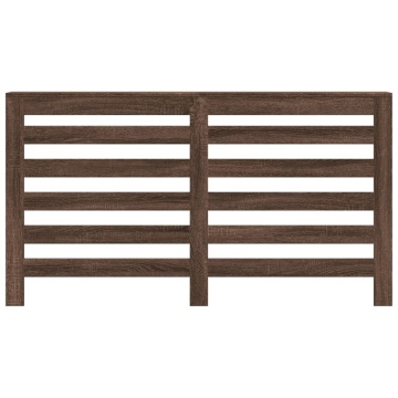 Mască pentru calorifer stejar maro 149x20x82 cm lemn prelucrat - Img 3