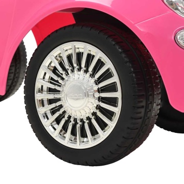 Mașinuță fără pedale Fiat 500, roz - Img 7