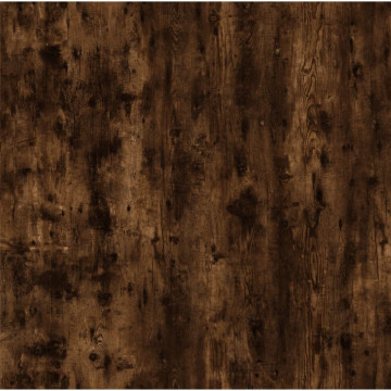 Măsuță cafea stejar fumuriu 100x50x45 cm lemn prelucrat și fier - Img 6