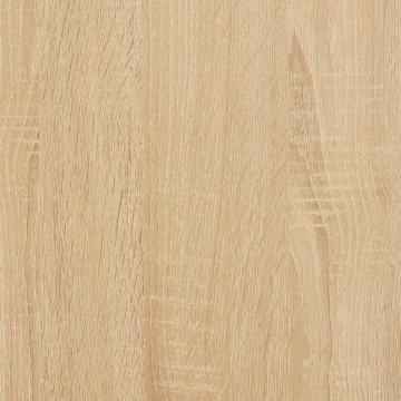 Măsuță consolă, stejar sonoma, 75x19,5x75 cm, lemn prelucrat - Img 7