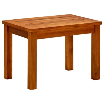 Măsuță de cafea de grădină, 50x35x36 cm, lemn masiv acacia - Img 1