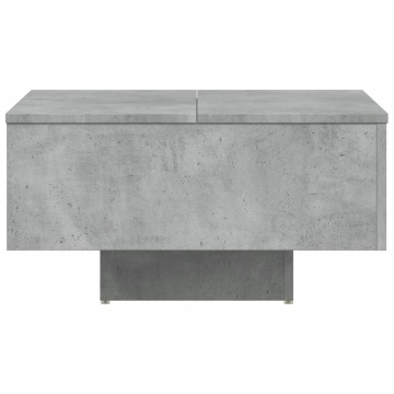 Măsuță de cafea, gri beton, 60x60x31,5 cm, PAL - Img 5