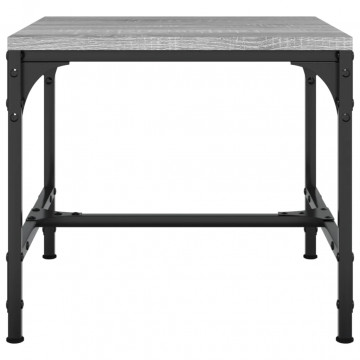 Mese laterale 2 buc. gri sonoma 40x40x35 cm lemn prelucrat - Img 5