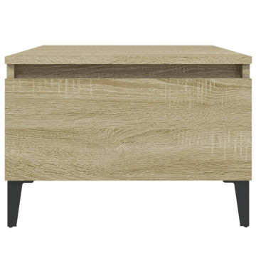 Mese laterale 2 buc. stejar sonoma 50x46x35 cm lemn compozit - Img 6